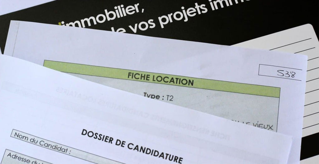 Schéma infographique en flat design montrant un dossier central entouré de quatre solutions alternatives : garant, garantie Visale, avance de loyers et épargne de précaution